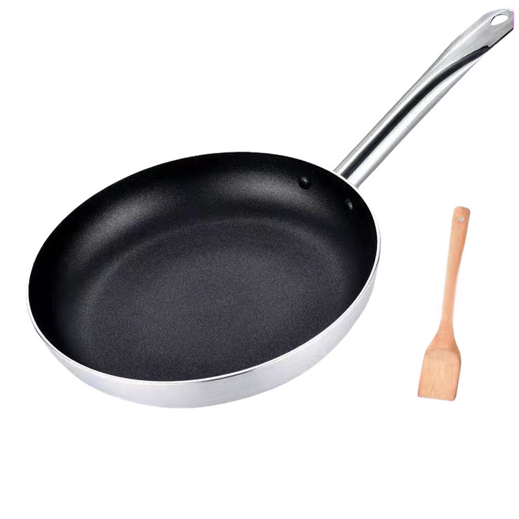 Wajan wajan bulat anti lengket berlogo khusus ramah lingkungan dengan penutup