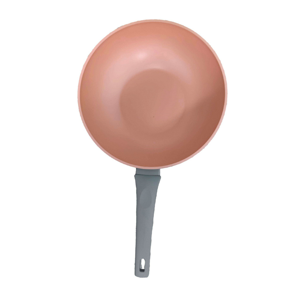 Peralatan Masak Wajan Tumis Aluminium Anti Lengket dengan Tutup Kaca