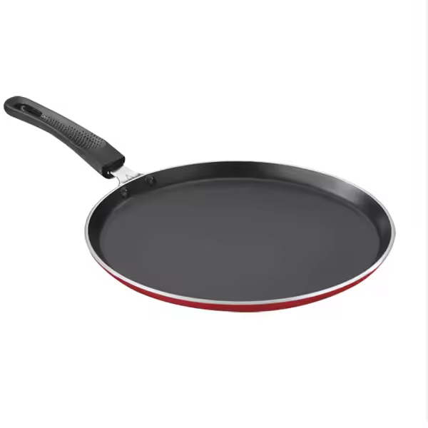 Diameter 250mm Tebal Peralatan Masak Anti Lengket Dosa Tawa Datar 2,2mm