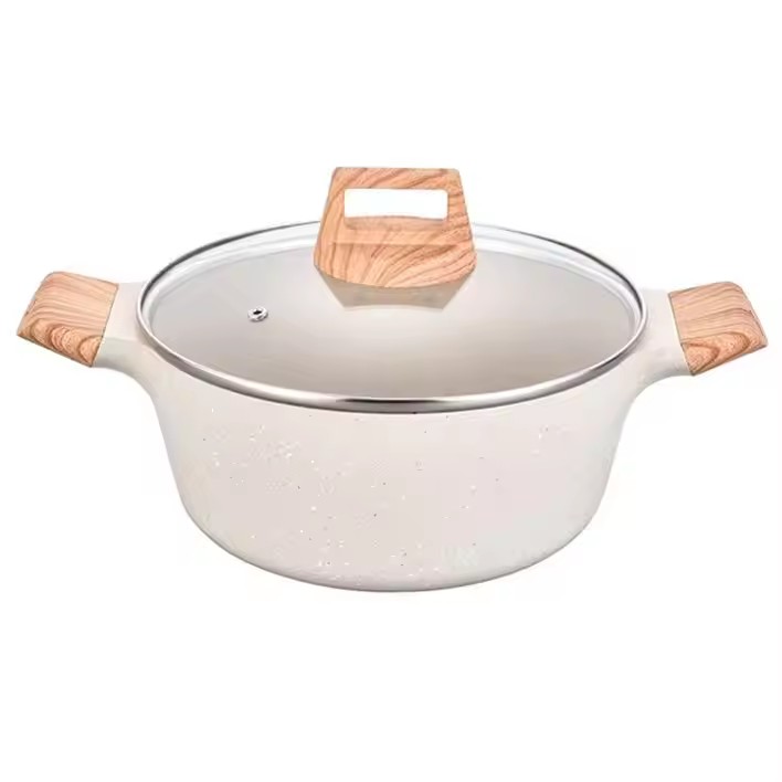 Besi Cor 26m 28cm 30cm Panci Casserole Aluminium Antilengket