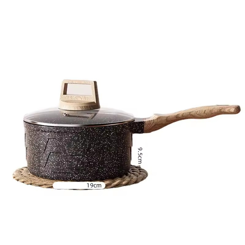 Panci makanan pelengkap penggorengan bayi, panci anti lengket terintegrasi, panci mie instan sup rumah tangga